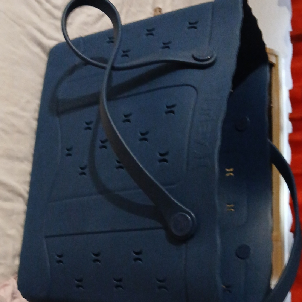 Hurley Navy Perforated Tote Bag